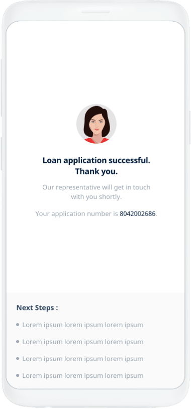 Track your loan application with ease