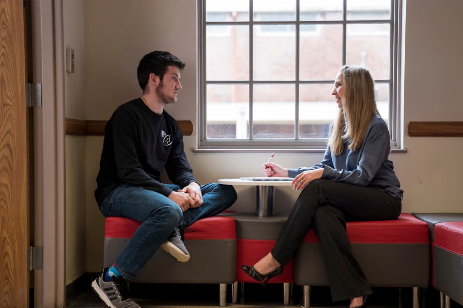 CBU students in conversation