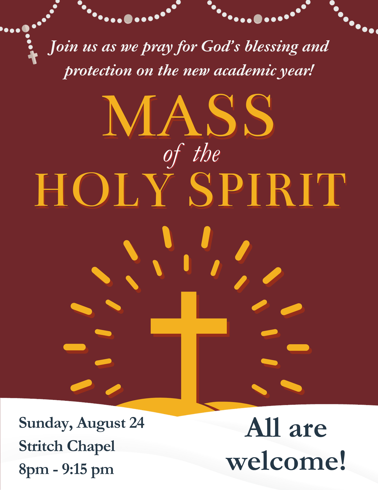 Mass of the Holy Spirit graphic