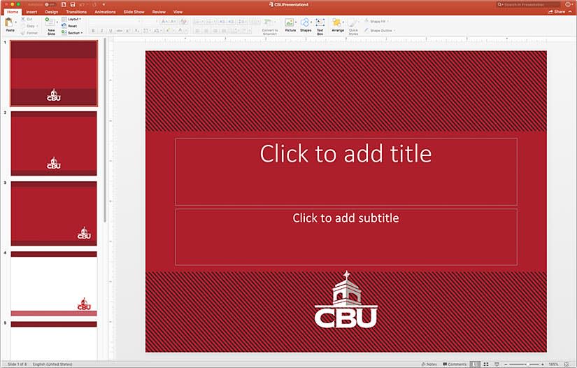 CBU Powerpoint Template 4