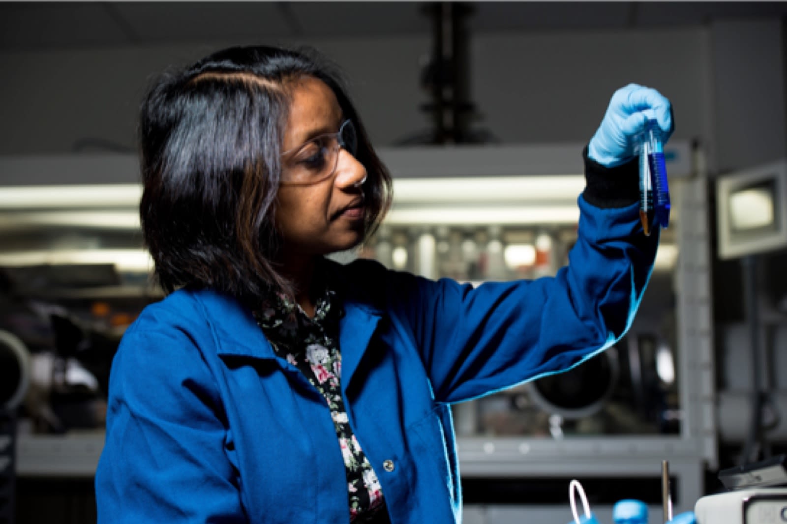 Student in Lab