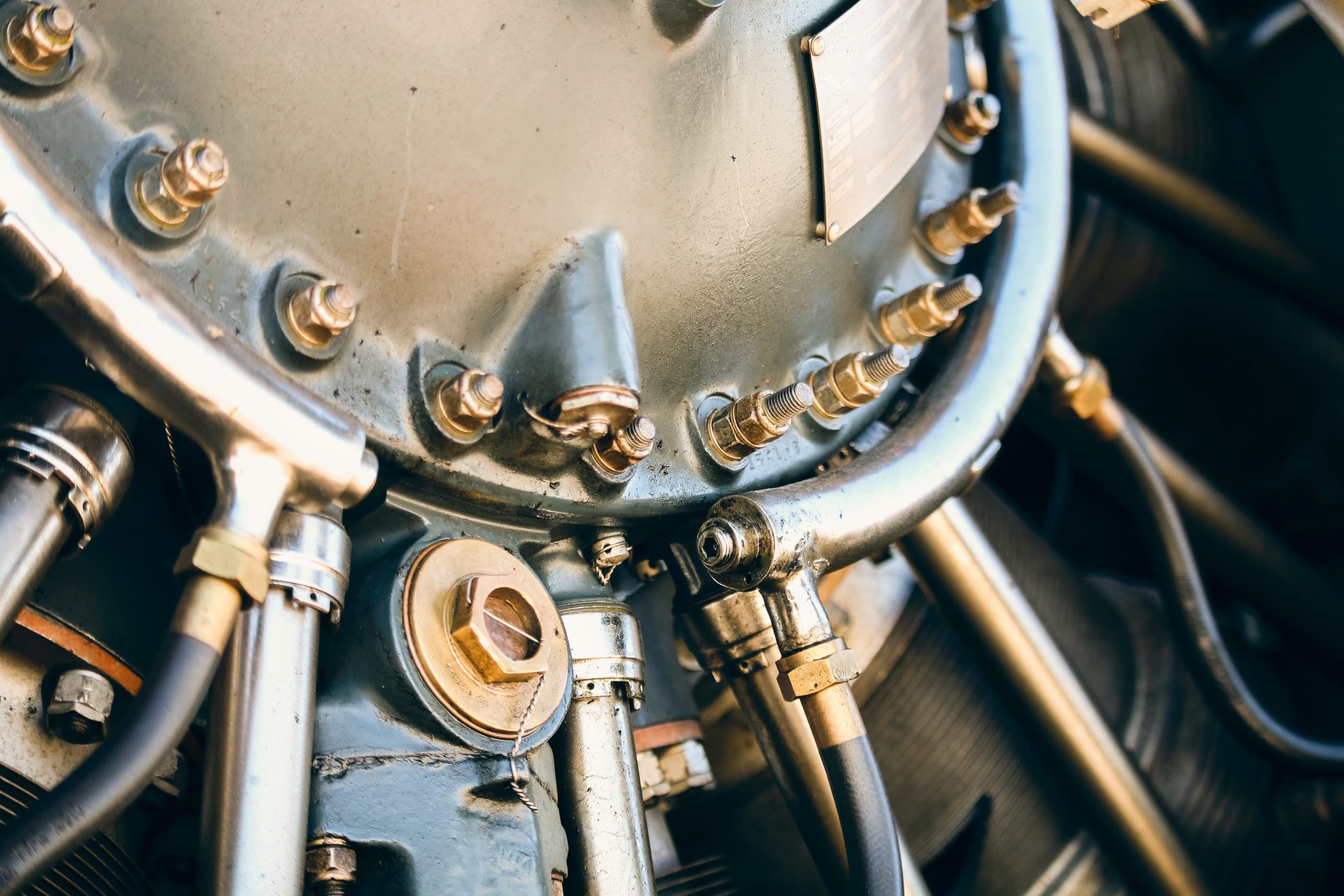 Engineering Management: close up of a part of an engine