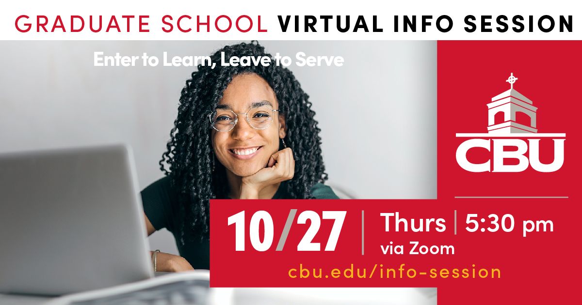 Graduate School – Virtual Info Session