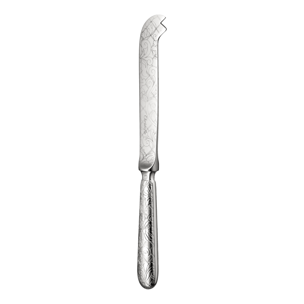Silver-Plated Cheese Knife Jardin d'Eden - Christofle Silver-Plated Cheese Knife Jardin d'Eden - Christofle