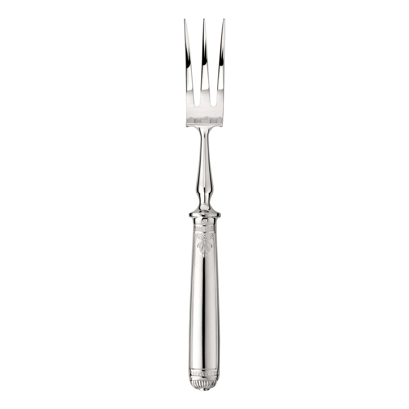 SilverPlated Carving Fork Malmaison Christofle