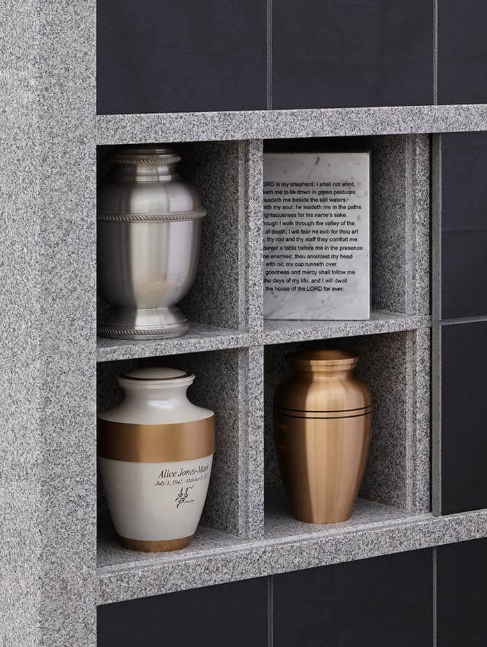 Wilbert Granite Choices Display