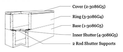 Straight-Wall Companion Garden Crypt Diagram