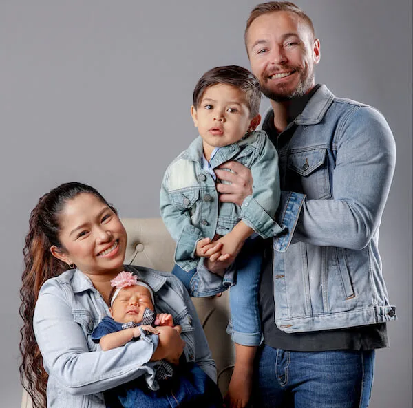 me and my family. im on the right