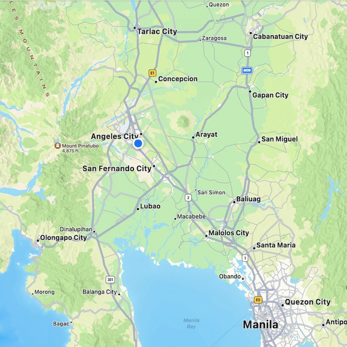 i reside in Angeles City, Philippines