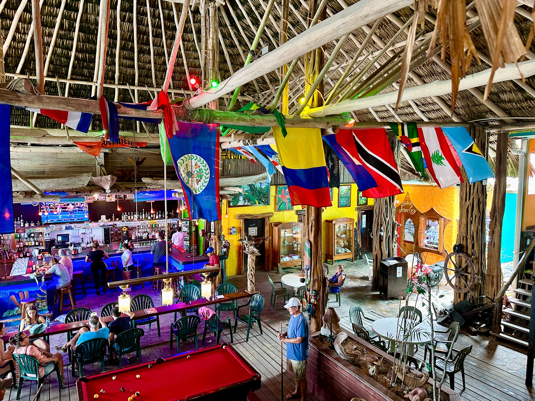 The Black Pearl Restaurant and Bar in San Pedro, Belize