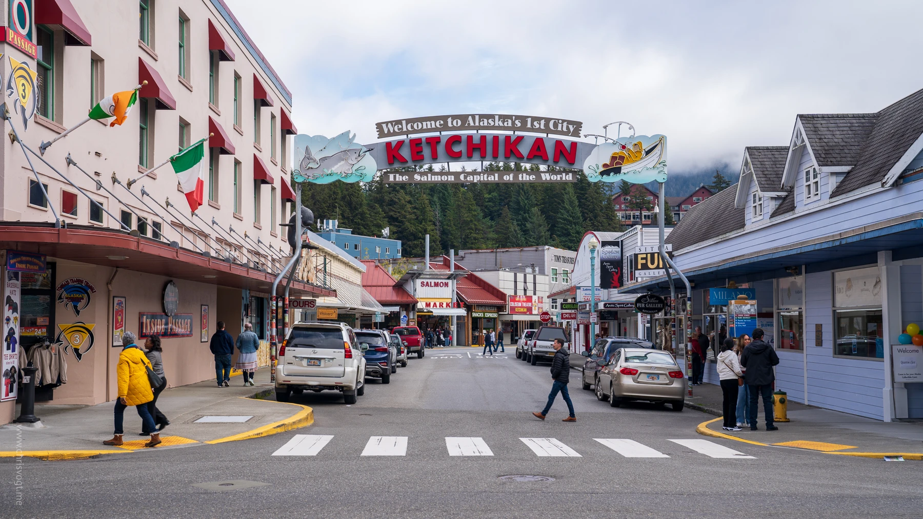 A Ketchikan welcome sign