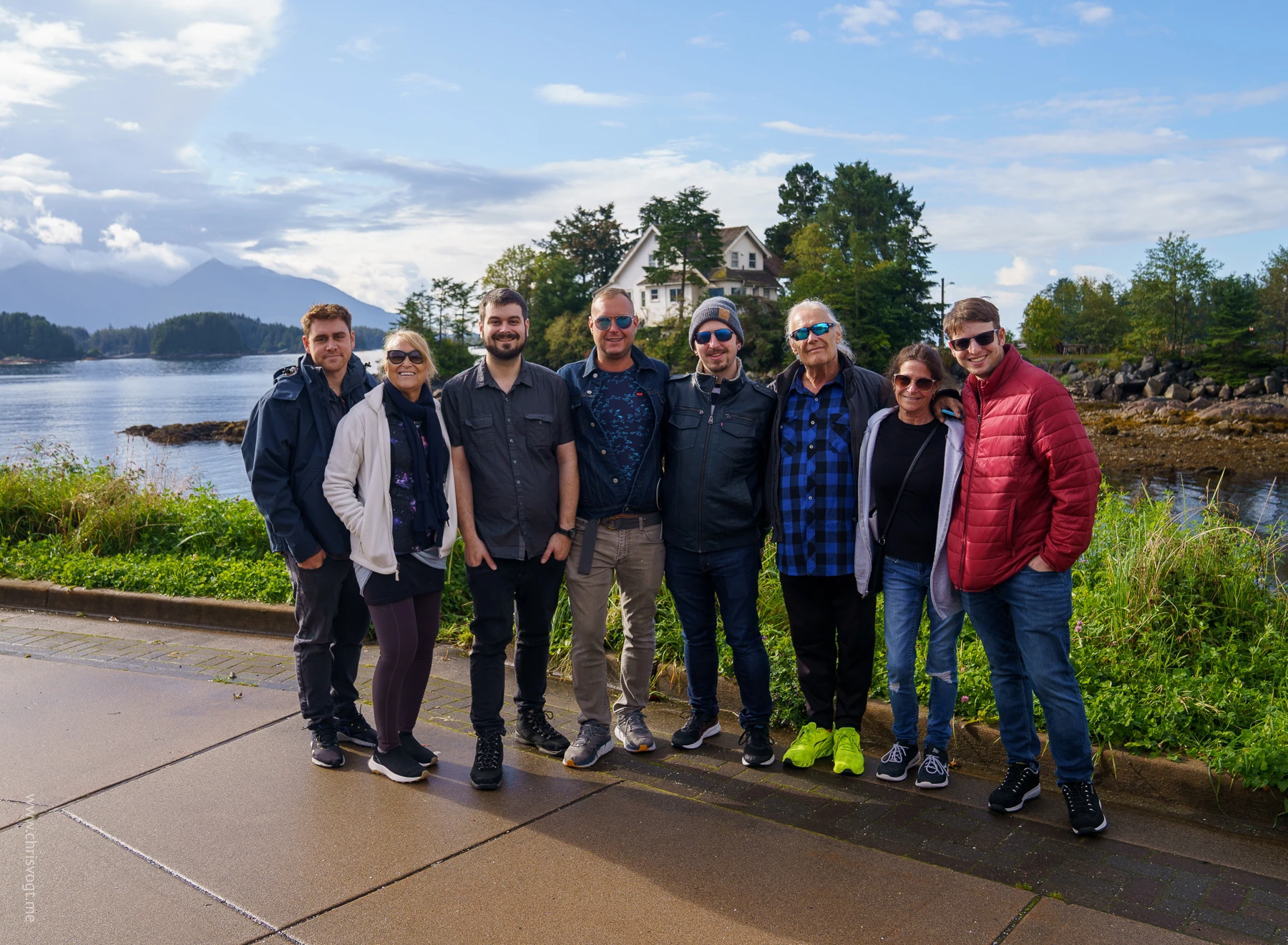 My full group of travel companions, without the goofy poses.