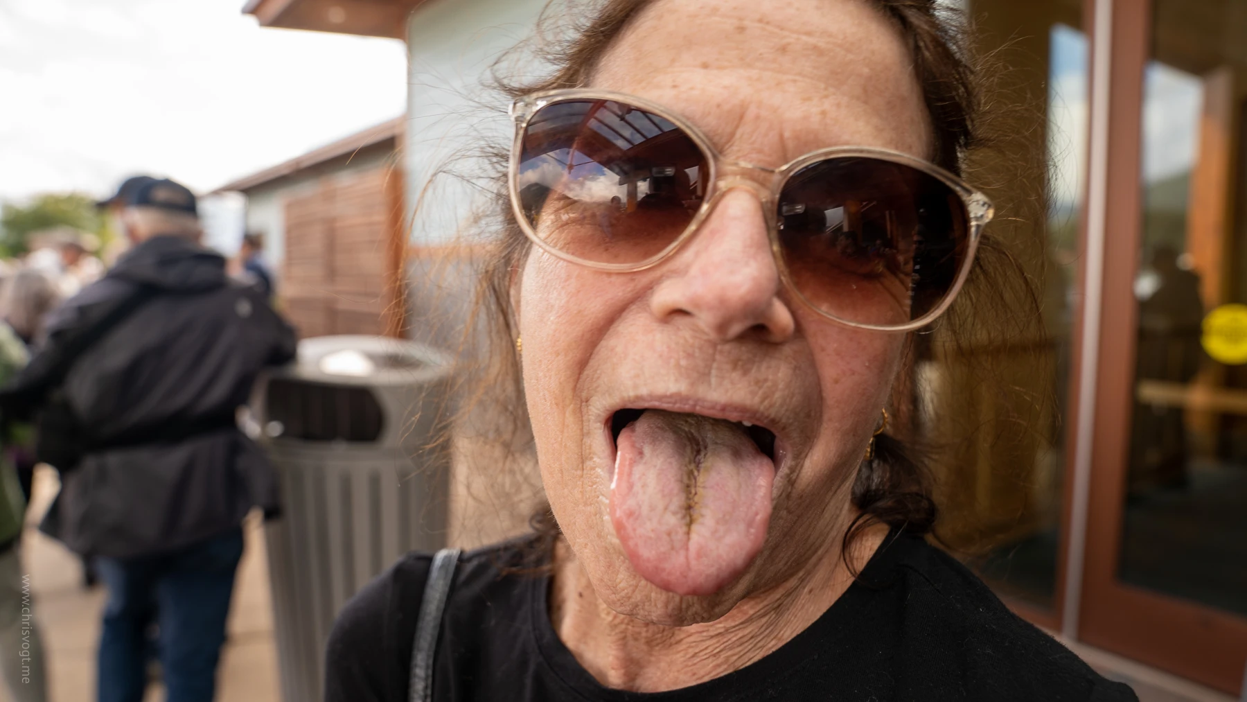 Diane almost licked the lens. Almost.