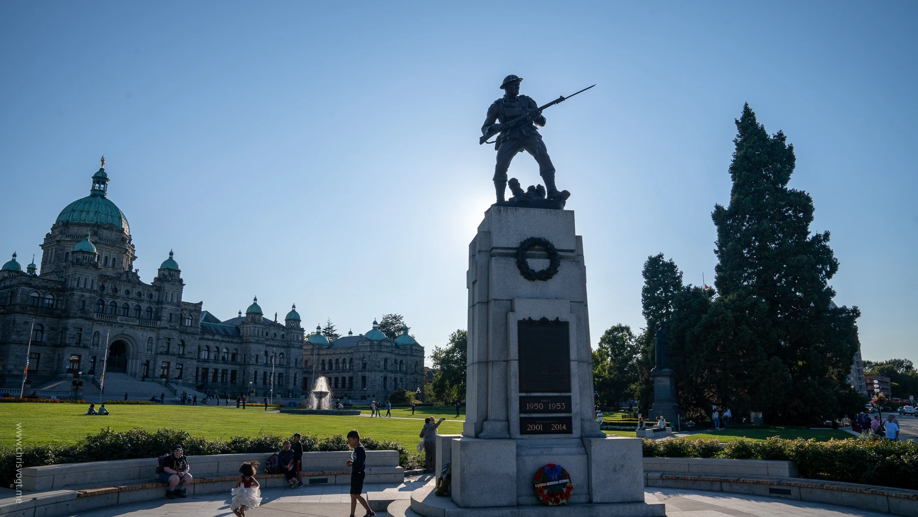 The British Columbia Parliament Building in Victoria, Canada