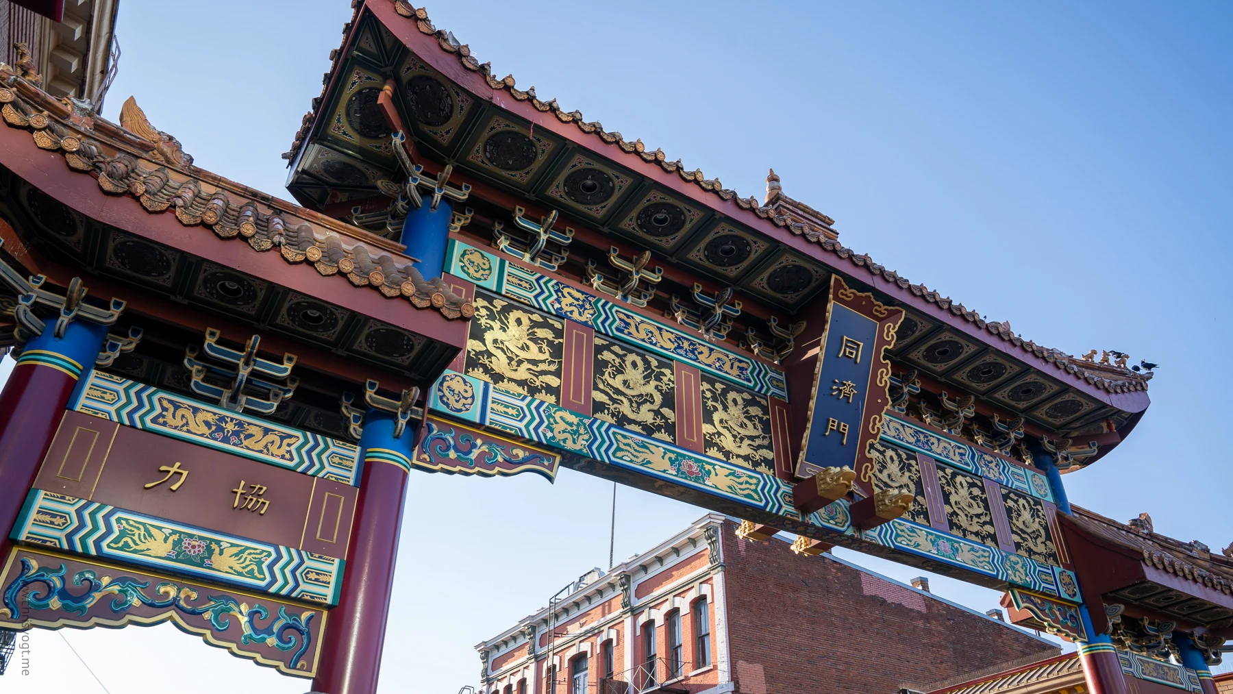The entrance to Chinatown in Victoria, Canada