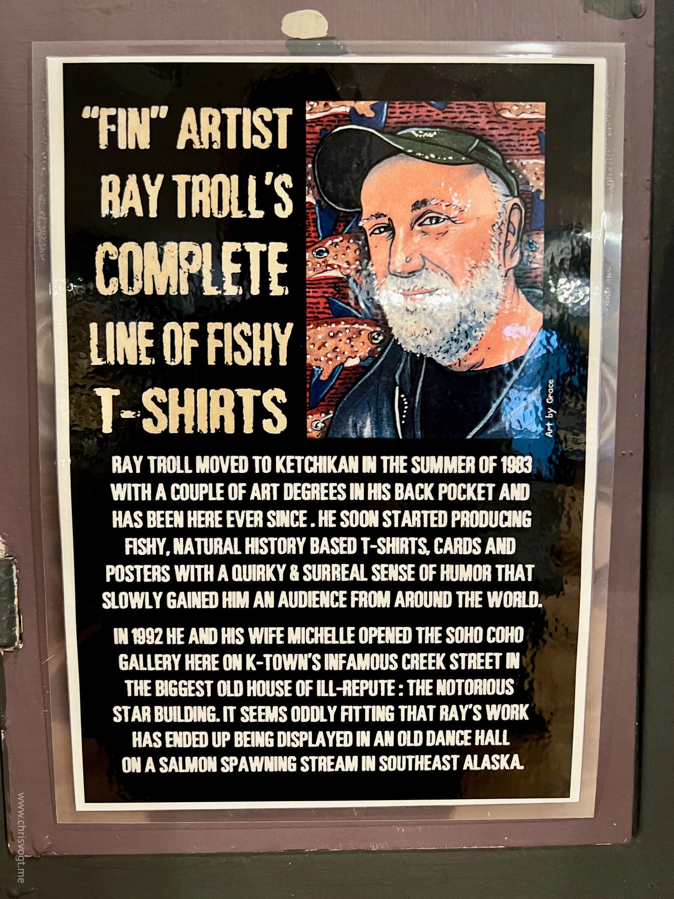 About the artist, Ray Troll