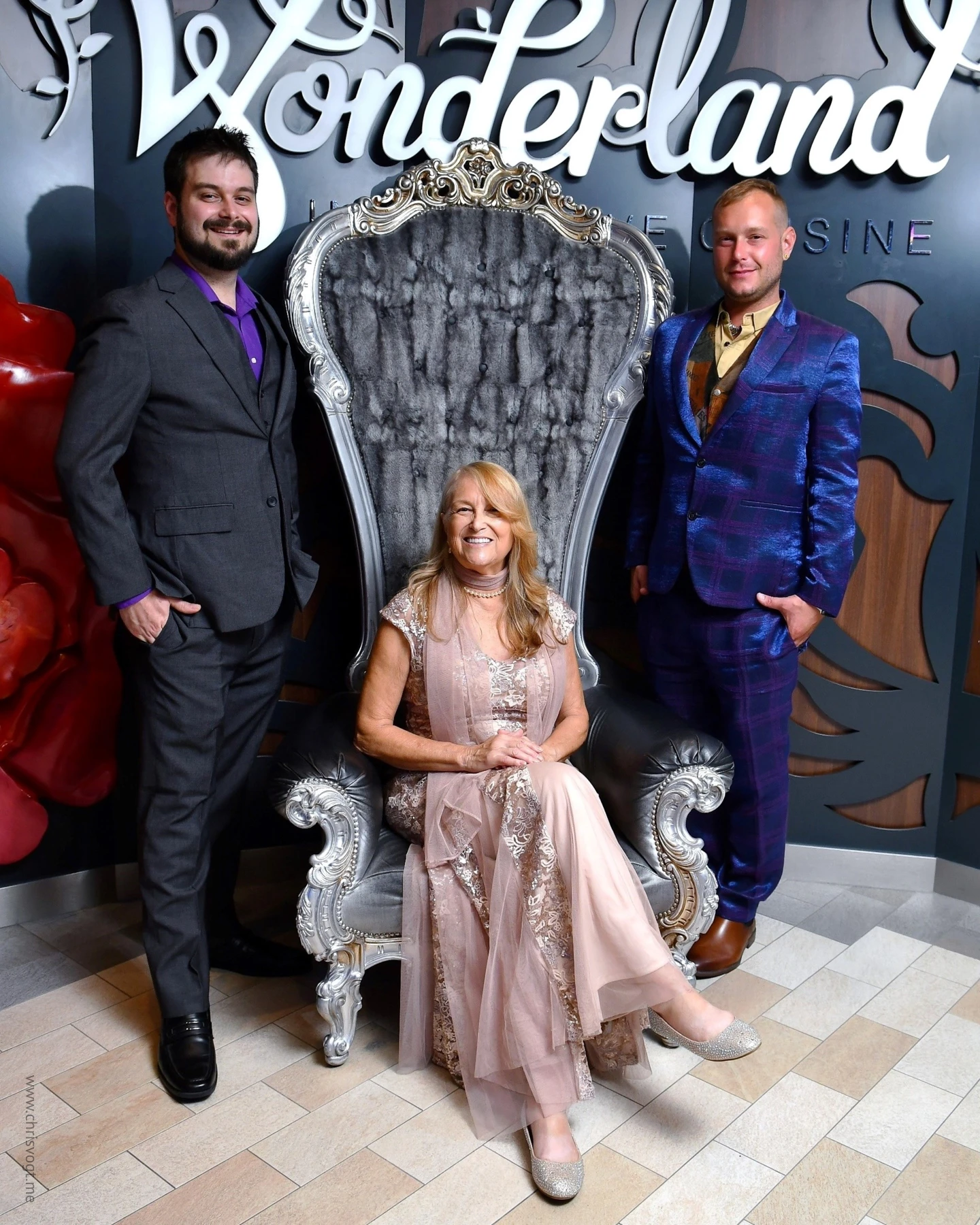 Chris and Jordan Vogt with their mom Melodee, from our September 2022 family vacation to Alaska