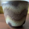 Vintage Dümler & Breiden West German brown and beige planter plant pot