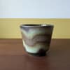 Vintage Dümler & Breiden West German brown and beige planter plant pot