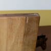 Vintage African hand-carved teak jacaranda wooden zebra bookends