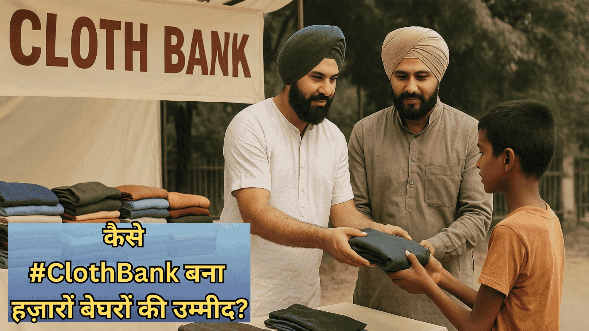 #ClothBank: गरीबों को कपड़ों का सहारा देने वाला बैंक!
