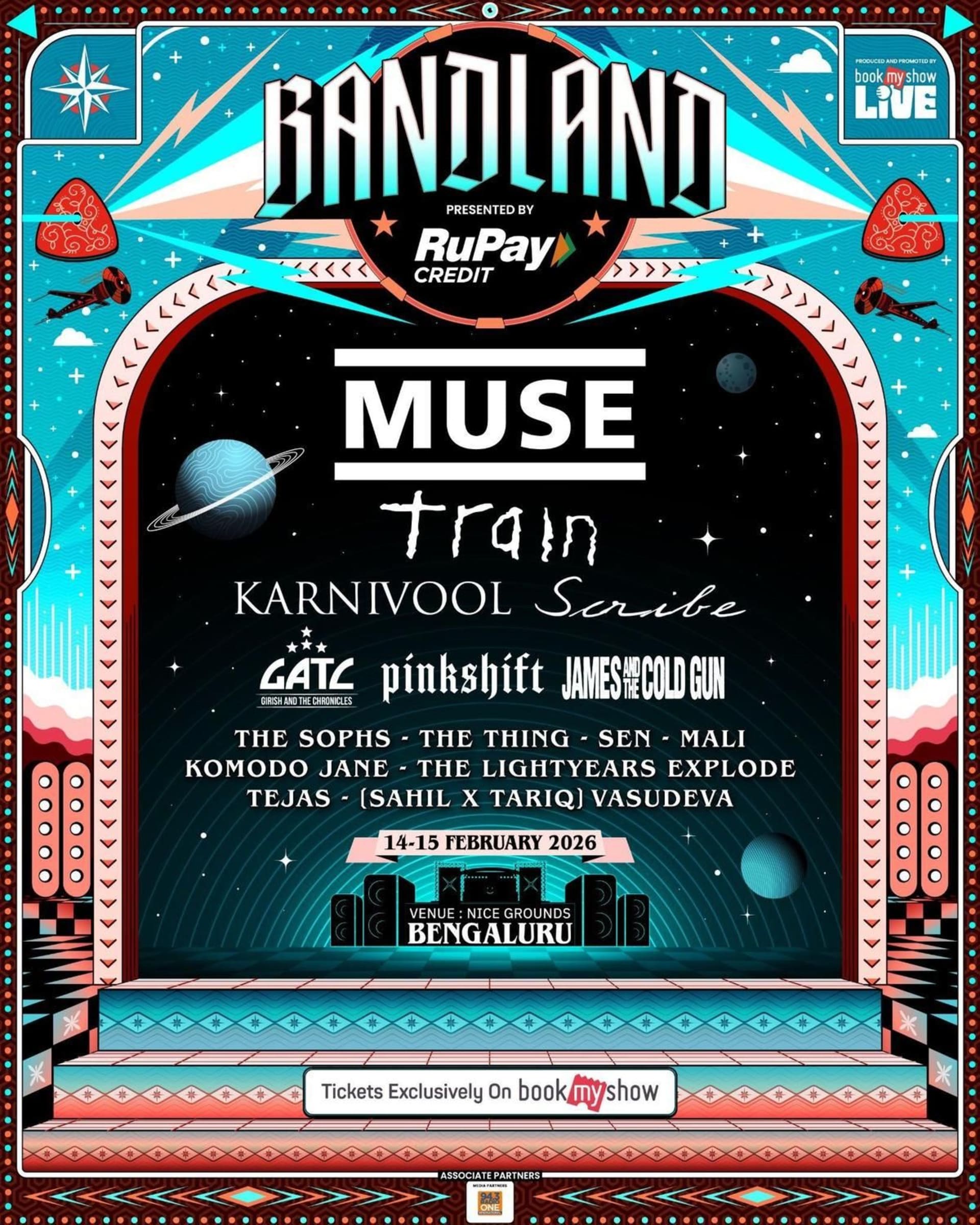 Bandland 2026 का लाइनअप जारी: Muse और Train करेंगे भारत में अपना डेब्यू