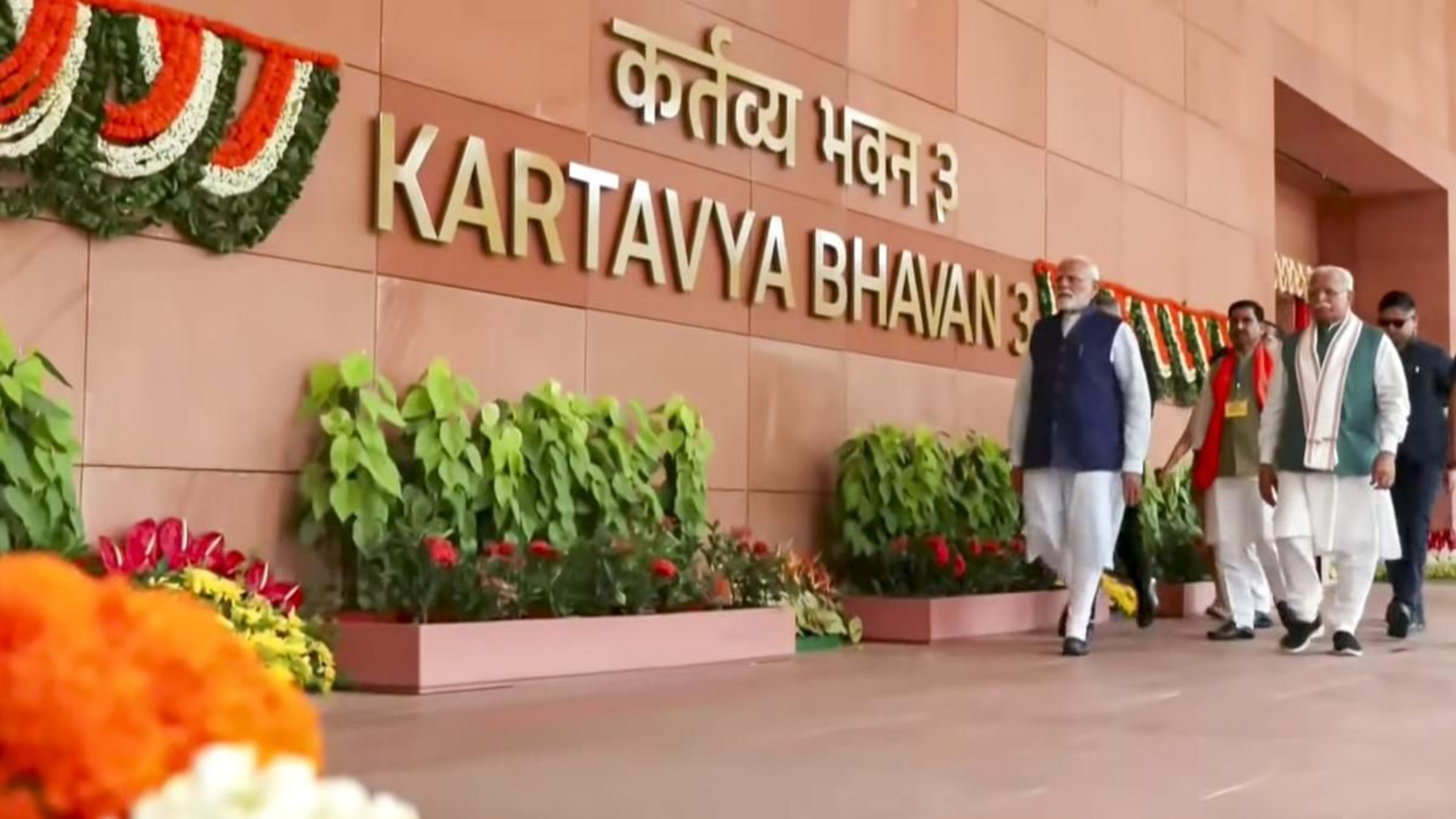 सेंट्रल विस्टा: पीएम मोदी ने कर्तव्य भवन का किया उद्घाटन
