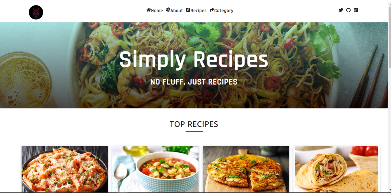 Recipe App Recipe App Website