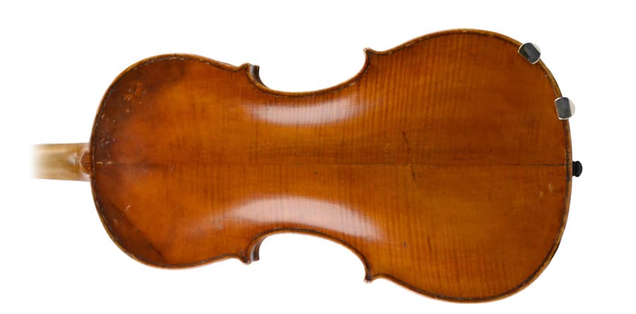 Dorso violínGaffino Forma del dorso del violín