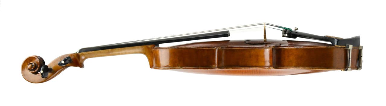 lateral violin gaffino Curvatura tapa superior violín