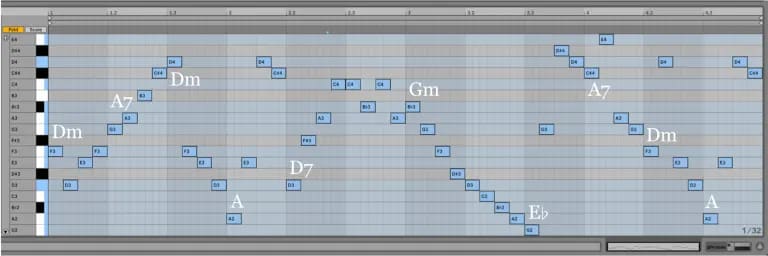 var11 copia Variación 11 chacona Bach Ableton Live