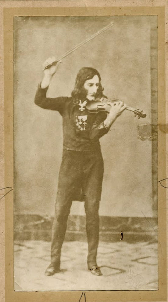 Falso daguerrotipo de Paganini, 1900 Niccolo Paganini