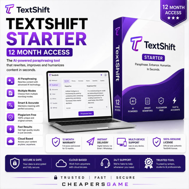 Textshift Starter 12 month cover
