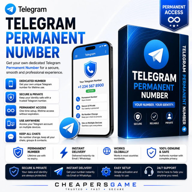Telegram Permanent Number cover