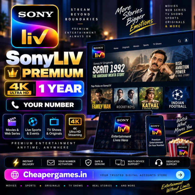 Sonyliv 4K Your On your number Yearly cover