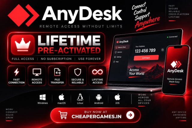 AnyDesk Premium Lifetime Pre-Activated cover