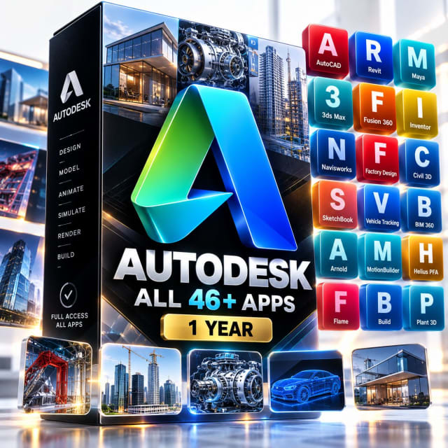 Autodesk All Apps Premium 1 Year cover