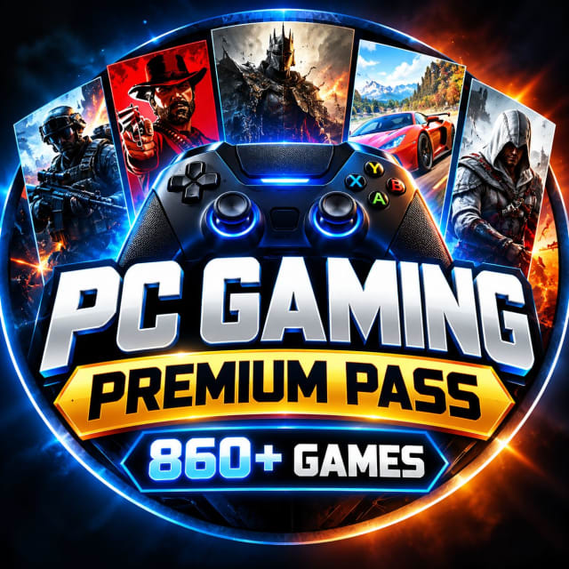 Pc Steam Gaming Premium Pass 860+ Gamespass Fully offline 1 month Games on CHEAPERSGAME