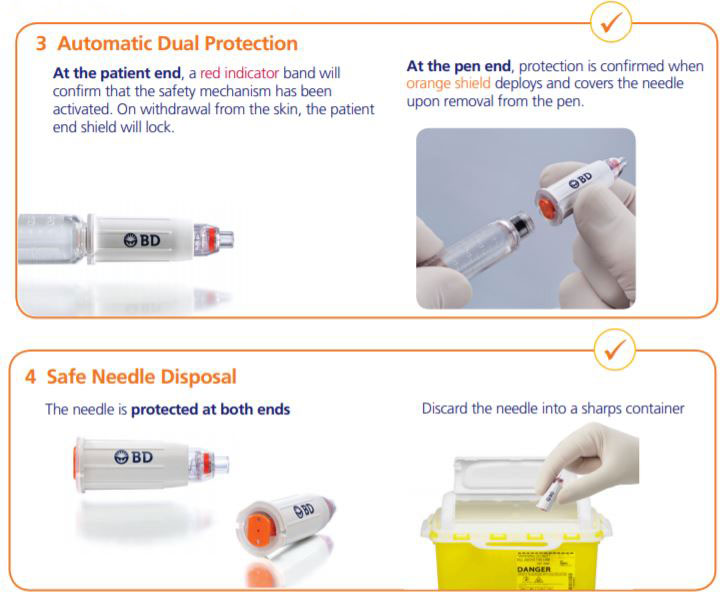 BD AutoShield Duo™ Pen Needle - BD