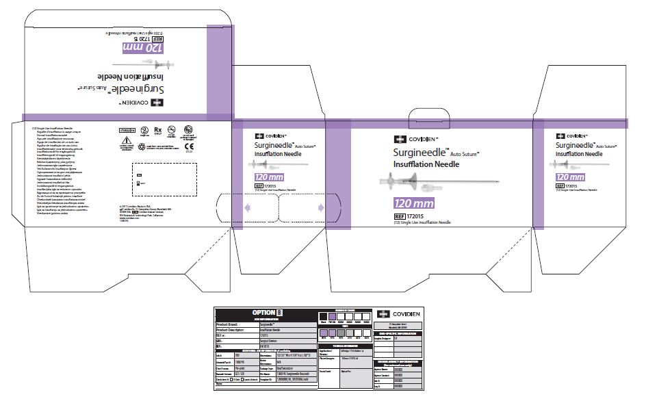 Covidien 172015 - NEEDLE, SURGINEEDLE, 120MM INSTRUMEN, EACH
