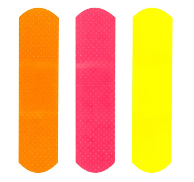 Dukal 1076413 Neon Adhesive Bandages