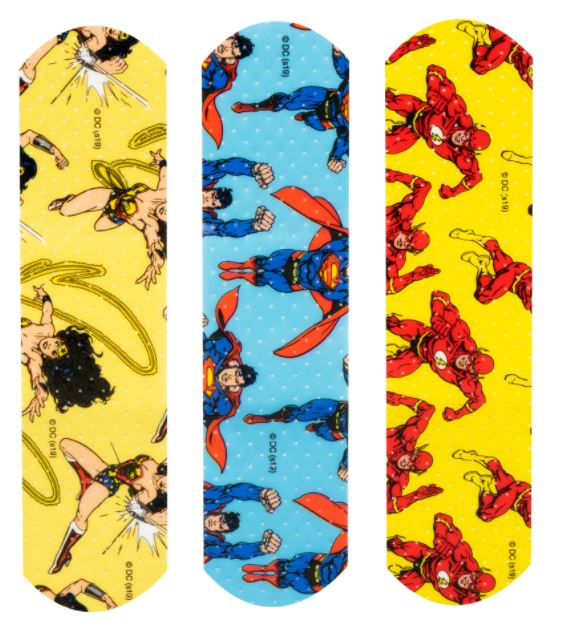 Justice League Adhesive Bandages