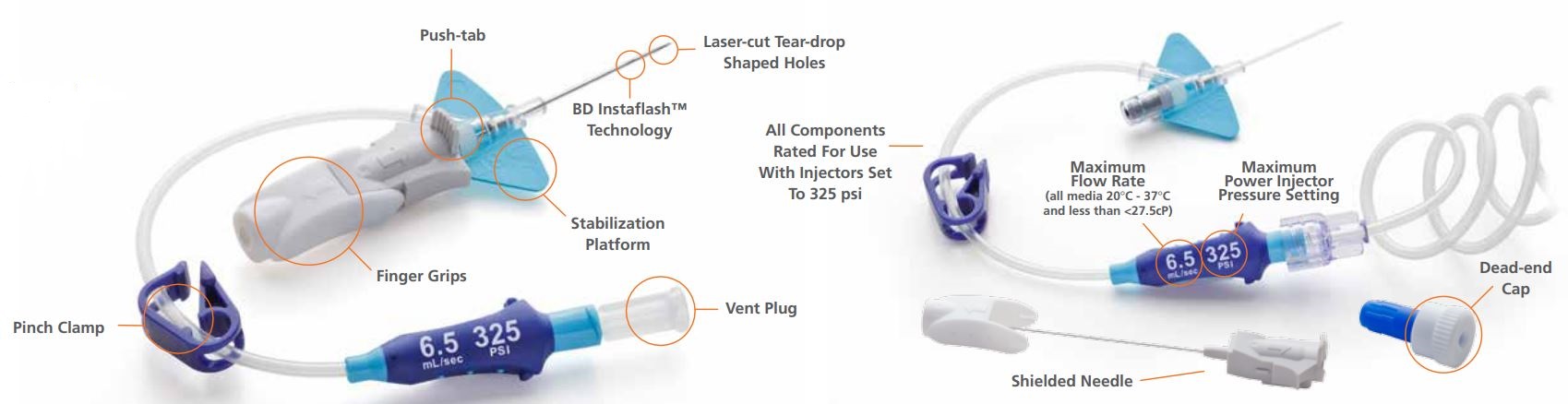 BD 383594 - BD Nexiva Diffusics Closed IV Catheter System, Pink 