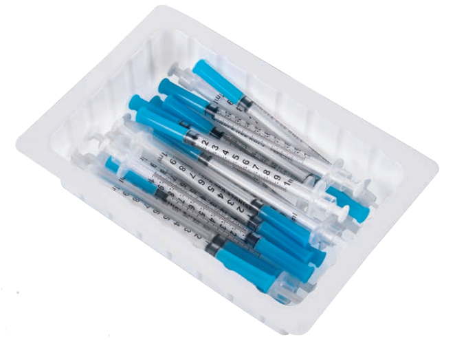 Sol-Millennium 181023T Sol-M 1ml Mixing Syringe Tray