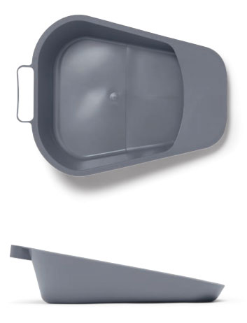 medline bariatric bedpans