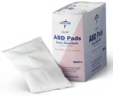 Medline ABD Pads  Sterile & Absorbent Abdominal Pads