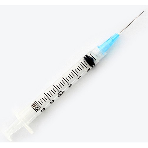 25g, 1 Needle - 3cc/3ml Syringe