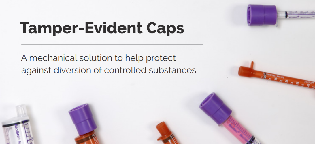 Avanos Medical NM5775 TamperEvident Caps for Oral/Enteral Syringes