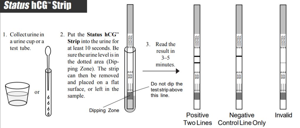 Status hCG Strip