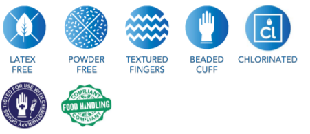 StarMed PLUS Nitrile Exam Gloves Specifications